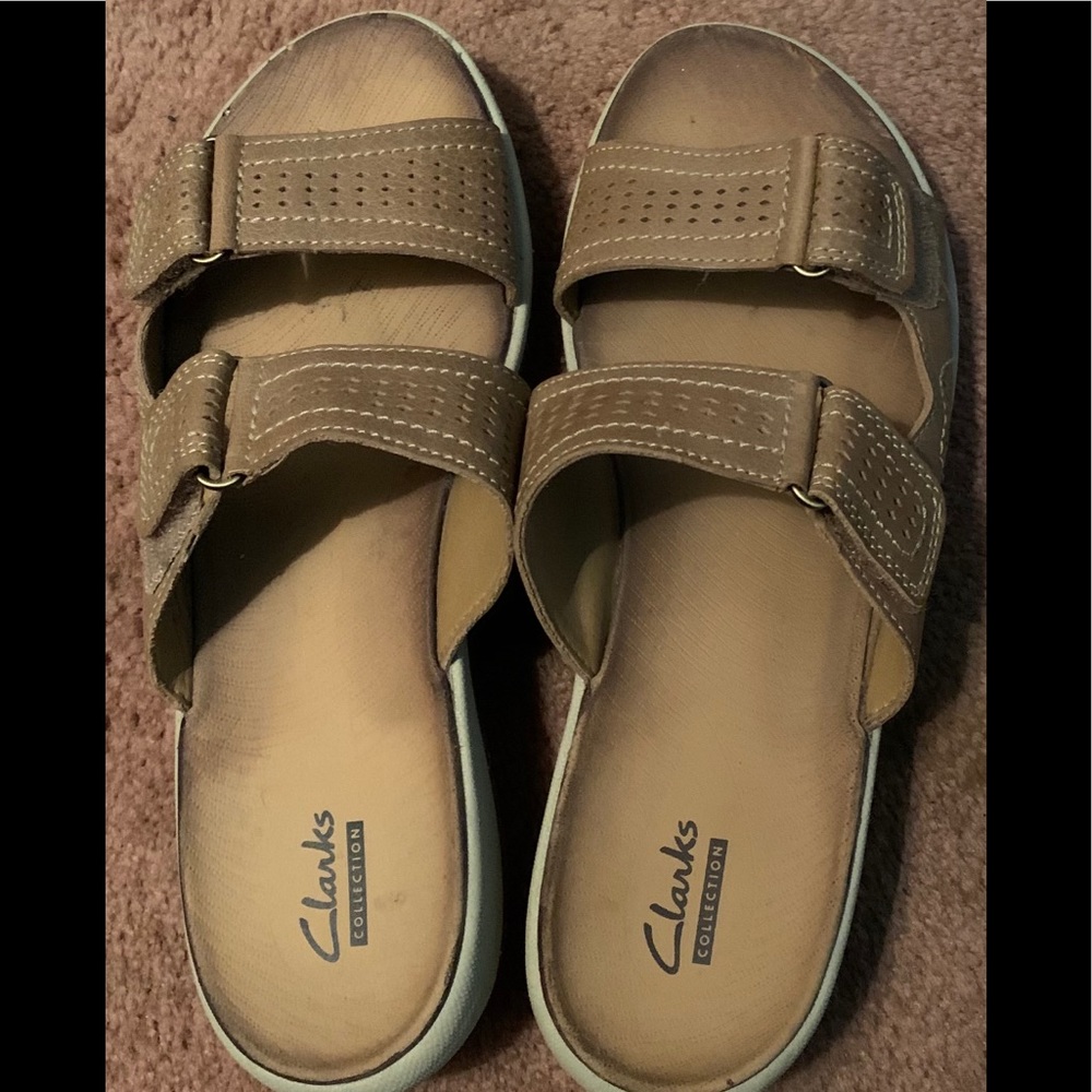 Clarks Tan Sandals